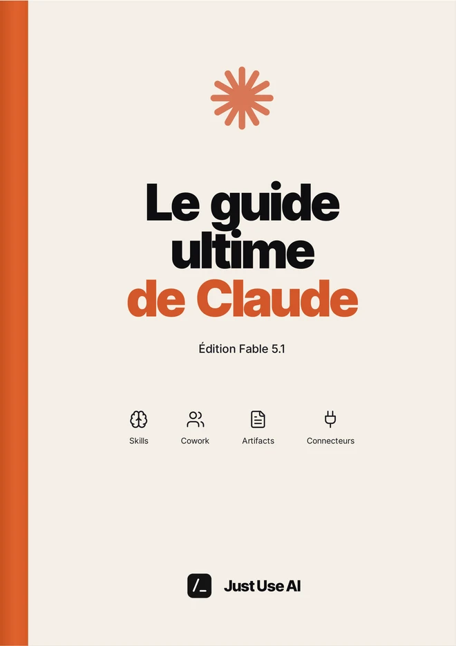 Couverture du « Guide ultime de Claude, édition Fable 5.1 » de Just Use AI